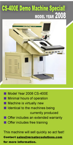 CS-400E DEMO MACHINE SPECIAL